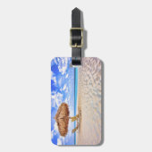 Étiquette À Bagage Plages tropicales | Plage de sable d'Aruba (Devant Vertical)