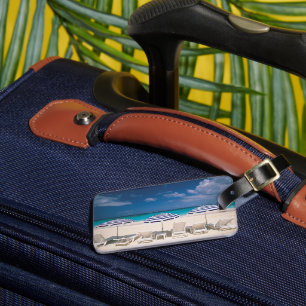 Étiquette À Bagage Plages tropicales Plage tropicale Anguilla