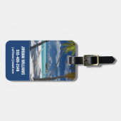 Étiquette À Bagage Plages tropicales | Sandy Beach, Maldives (Devant horizontal)