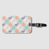 Étiquette À Bagage Plaid à carreaux de Pâques   (Devant Horizontal)