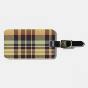 Étiquette À Bagage Plaid de crépuscule