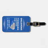 Étiquette À Bagage Plan d'évacuation des tornades ; -) (Devant horizontal)