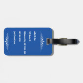 Étiquette À Bagage Plan d'évacuation des tornades ; -) (Dos horizontal)