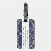 Étiquette À Bagage Plan directeur mondial (Dos Vertical)