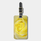 Étiquette À Bagage Plan rapproché de rose jaune (Devant Vertical)