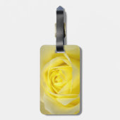 Étiquette À Bagage Plan rapproché de rose jaune (Dos Vertical)