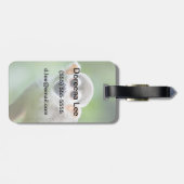 Étiquette À Bagage Plan rapproché d'un singe-écureuil commun (Dos horizontal)