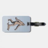 Étiquette À Bagage Planche à roulettes de Bigfoot (Dos horizontal)