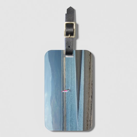 ÉTIQUETTE À BAGAGE PLANCHE À VOILE (Devant Vertical)