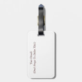 ÉTIQUETTE À BAGAGE PLANCHE À VOILE (Dos Vertical)