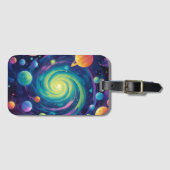 Étiquette À Bagage Planetary Spin (Devant Horizontal)