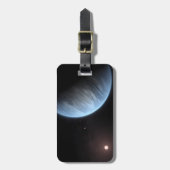 Étiquette À Bagage Planète K2-18b, Étoile Hôte Et Planète Accompagnan (Devant Vertical)