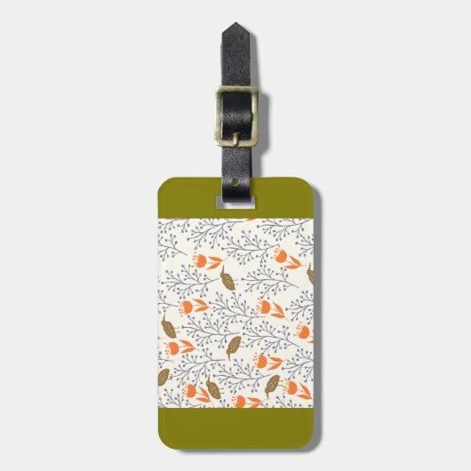 Étiquette À Bagage Plante (Devant Vertical)