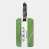 Étiquette À Bagage Plante d'Agave de près (Dos Vertical)