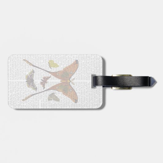 Étiquette À Bagage Plaque 2 (Dos horizontal)