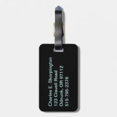 Étiquette À Bagage Plaque de licence Oregon Sasquatch (Dos Vertical)