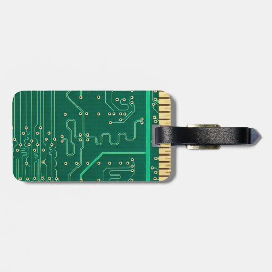 Étiquette À Bagage Plaque mémoire (Dos horizontal)