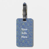 Étiquette À Bagage Plat Au Milieu Des Fleurs D'Hydrangée (Dos Vertical)