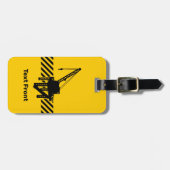 Étiquette À Bagage Plateforme de construction (Devant horizontal)