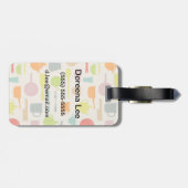 Étiquette À Bagage Plats Motifs (Dos horizontal)