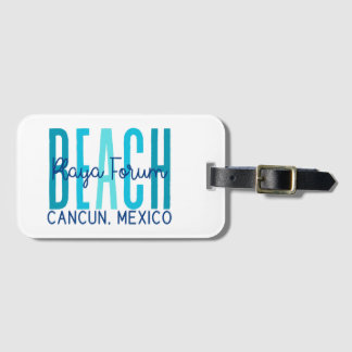 Étiquette À Bagage Playa Forum Plage Cancun Mexique (Océan)