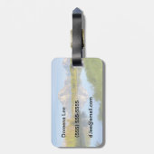 Étiquette À Bagage Pli (Dos Vertical)