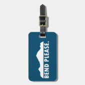 Étiquette À Bagage Plier S'Il Vous Plaît (Devant Vertical)