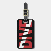 Étiquette À Bagage Plongée (Devant Vertical)