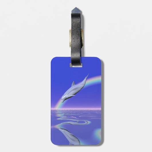 Étiquette À Bagage Plongée avec arc-en-ciel (Dos Vertical)
