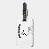 Étiquette À Bagage Plongée Dans La Caféine (Devant Vertical)