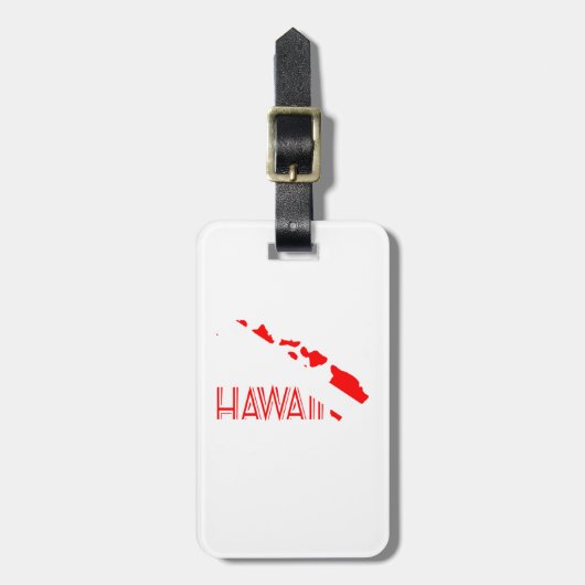 Étiquette À Bagage Plongée SCUBA Hawaii (Devant Vertical)