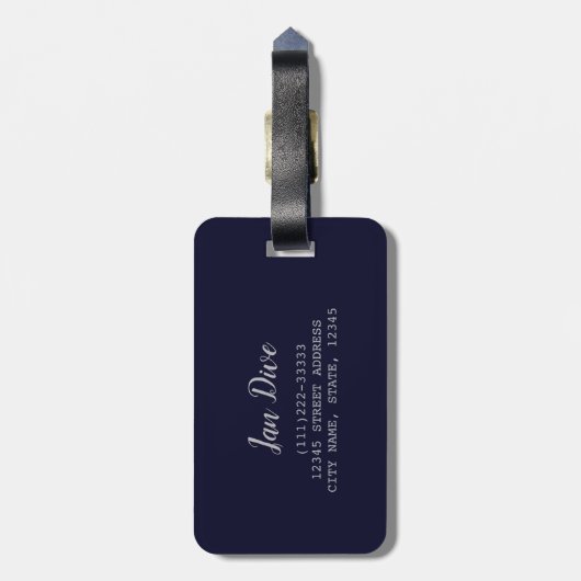 Étiquette À Bagage Plongée Scuba Manger Sleep Dive Répéter en disant (Dos Vertical)