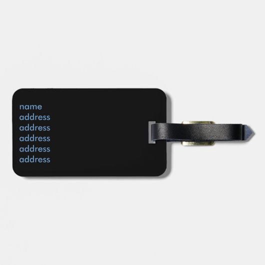 Étiquette À Bagage Plongeur Scuba (Dos horizontal)