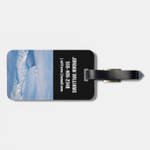 Étiquette À Bagage Plume Émanant Du Volcan Kliuchevskoi. (Dos horizontal)