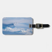 Étiquette À Bagage Plume Émanant Du Volcan Kliuchevskoi. (Devant horizontal)