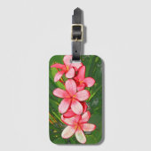 Étiquette À Bagage Plumerias (Devant Vertical)
