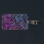 Étiquette À Bagage Plumes Feuilles colorées Motif d'aquarelle<br><div class="desc">Ajoutez un peu de flair à vos bagages avec ce joli motif feuille coloré. Main peinte par moi, pour toi ! Consultez ma boutique pour plus de couleurs et de motifs, plus des accessoires assortis comme tongs, totes, nattes, serviettes, poches cosmétiques, tasses et rideaux de douche. Vous pouvez toujours ajouter...</div>