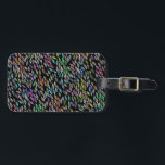 Étiquette À Bagage Plumes Feuilles colorées Motif d'aquarelle<br><div class="desc">Ajoutez un peu de flair à vos bagages avec ce joli motif feuille coloré. Main peinte par moi, pour toi ! Consultez ma boutique pour plus de couleurs et de motifs, plus des accessoires assortis comme tongs, totes, nattes, serviettes, poches cosmétiques, tasses et rideaux de douche. Vous pouvez toujours ajouter...</div>