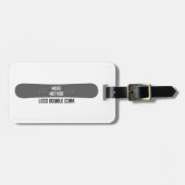 Étiquette À Bagage Plus de méthode Moins de double liège (Devant horizontal)