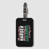 Étiquette À Bagage Plus dur que d'aimer un soldat - Épouse militaire (Devant Vertical)