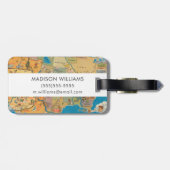 Étiquette À Bagage "Plus grand ! "Los Angeles et les Etats-Unis (Dos horizontal)