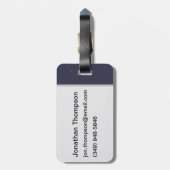 Étiquette À Bagage Pluton Selfie (Dos Vertical)