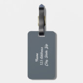 Étiquette À Bagage Poème "ainsi aimé" de cardinal (Dos Vertical)