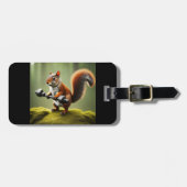 Étiquette À Bagage Poids de levage des écureuils (Devant horizontal)