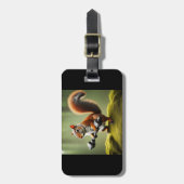 Étiquette À Bagage Poids de levage des écureuils (Devant Vertical)