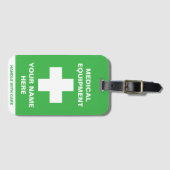 Étiquette À Bagage Poignée Médicale personnalisée avec soin (Devant Horizontal)