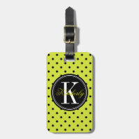 Point de polka de vert et de noir de chaux avec le