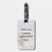 Étiquette À Bagage Point principal (Dos Vertical)