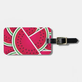 Étiquette À Bagage Pointes funestes de pastèque (Devant horizontal)