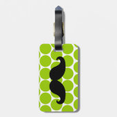 ÉTIQUETTE À BAGAGE POINTS VERTS DRÔLES DE L'ÉTIQUETTE %PIPE% DE (Dos Vertical)